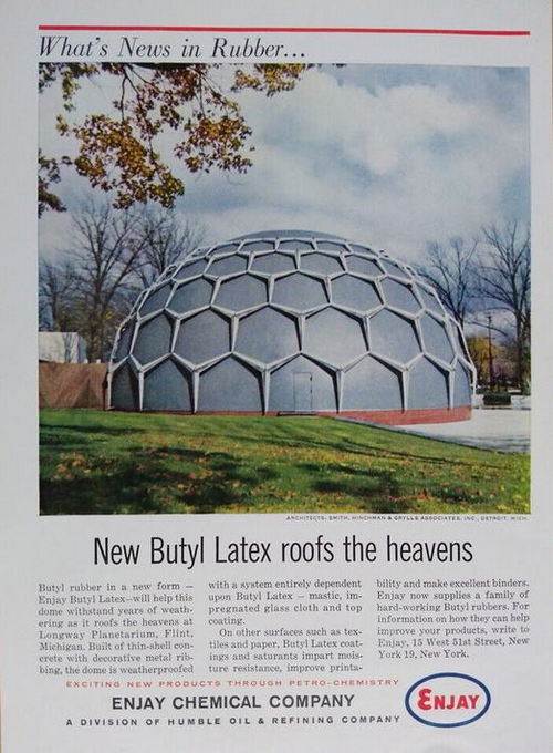 Longway Planetarium - Ad For Latex Roof